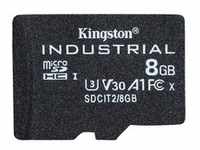 Industrial 8 GB microSDHC, Speicherkarte - schwarz, UHS-I U3, Class 10, V30, A1