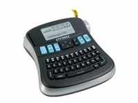 LabelManager 210D+, Beschriftungsgerät - schwarz/silber, mit QWERTZ-Tastatur,