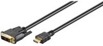 Adapterkabel DVI-D Stecker > HDMI Stecker