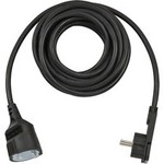Verl&auml;ngerungskabel, 1x Winkel-Flachstecker