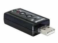 USB Sound Adapter 7.1 (61645), Soundkarte - schwarz, Retail