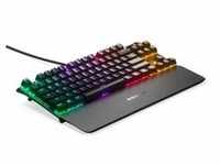 APEX 7 TKL, Gaming-Tastatur - schwarz, DE-Layout, SteelSeries QX2 Red