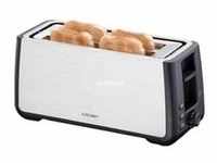 King-Size-Toaster 3579 - edelstahl/schwarz, 1.800 Watt, für 4 XXL-Toastscheiben