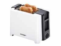 Full Size Toaster 3531 - weiß/schwarz, 900 Watt, für 2 XXL-Toastscheiben