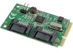 MiniPCIe I/O PCIe 2xSATA 6Gb/s, Controller