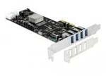 PCIe x4 auf 4x ext. USB 3.2 Gen 1 Quad Channel, USB-Controller