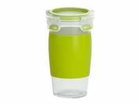 CLIP & GO Smoothie Mug, Becher - grün/transparent, 450ml