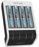 Comfort Smart + 4x AA 2100mAh, Ladeger&auml;t