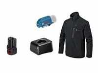 Heat+Jacket GHJ 12+18V Kit Größe 2XL, Arbeitskleidung - schwarz, inkl. Ladeadapter