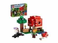 21179 Minecraft Das Pilzhaus, Konstruktionsspielzeug - Spielzeug ab 8 Jahren,
