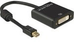 mini Displayport 1.2 Stecker > DVI Buchse 4K Aktiv, Adapter