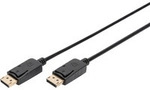 Digitus AK-340100-100-S, Digitus DisplayPort Anschlusskabel, Full HD 1080p schwarz,