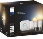 White Ambiance Starter-Set: E27 Lampe A60 Doppelpack + Dimmschalter, LED-Lampe