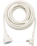Verl&auml;ngerungskabel, 1x Winkel-Flachstecker