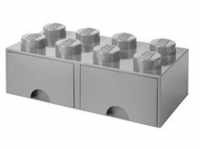 LEGO Brick Drawer 8 grau, Aufbewahrungsbox - grau