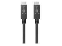USB 3.2 Gen 2 Kabel, USB-C Stecker > USB-C Stecker - schwarz, 0,5 Meter, PD,...
