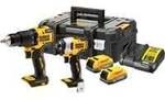 POWERSTACK Akku-Kombo-Pack DCK2062E2T, 18Volt, mit Schlagschrauber,