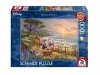 Thomas Kinkade Studios: Disney - Donald and Daisy A Duck Day Afternoon, Puzzle...