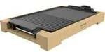 Tischgrill Tasty&Grill 2000 Bamboo Black, Elektro-Grillplatte