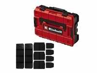 Systemkoffer E-Case S-F incl. dividers, Werkzeugkiste - schwarz/rot, mit