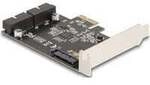 PCI Express x1 Karte zu 2 x intern USB 5 Gbps Pfostenstecker, Schnittstellenkarte