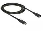 USB 3.2 Gen 1 Verl&auml;ngerungskabel, USB-C Stecker > USB-C Buchse