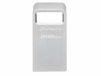 DataTraveler Micro 256 GB, USB-Stick - silber, USB-A 3.2 Gen 1