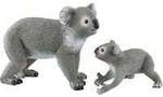 Wild Life Koala Mutter mit Baby, Spielfigur