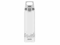 Trinkflasche Total Clear One MyPlanet "Anthracite" 0,75L - transparent/grau,