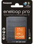 Akku eneloop pro, Mignon AA 1,2V / 2.500mAh + Case