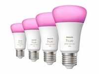 White & Color Ambiance E27, LED-Lampe - Viererpack, ersetzt 60 Watt