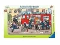 Kinderpuzzle Mein Feuerwehrauto - 15 Teile, Rahmenpuzzle