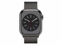 Watch Series 8, Smartwatch - graphit, 41 mm, Milanaise Armband,...