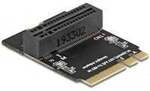 Adapter M.2 Key A+E Stecker zu Key M Slot gewinkelt mit Halterung,