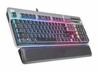 Argent K6 RGB, Gaming-Tastatur - titan, DE-Layout, Cherry MX Low Profile RGB Red