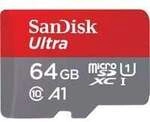 Ultra 64 GB microSDXC, Speicherkarte - UHS-I U1, Class 10, A1 Ultra 64 GB microSDXC, Speicherkarte - UHS-I U1, Class 10, A1