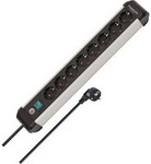 Premium-Alu-Line Steckdosenleiste 8-fach