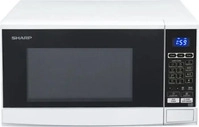 SHARP 18102313, SHARP R670W, Mikrowelle wei&szlig;/schwarz