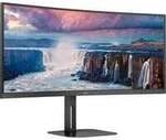 CU34V5C/BK, LED-Monitor