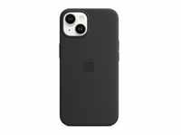 Silikon Case mit MagSafe, Handyhülle - schwarz, Mitternacht, iPhone 14