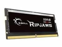 SO-DIMM 32 GB DDR5-4800 , Arbeitsspeicher - schwarz, F5-4800S3838A32GX1-RS, Ripjaws,
