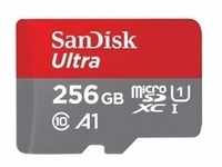 Ultra 256 GB microSDXC, Speicherkarte - grau/rot, UHS-I U1, Class 10, A1
