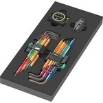 9740 Schaumstoffeinlage Winkelschl&uuml;ssel-Set 1, 20‑teilig, Schraubendreher