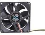 ES 80mm 800-6.000rpm Fan 80x80x25mm, Geh&auml;usel&uuml;fter