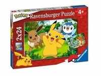 Kinderpuzzle Pikachu und seine Freunde - 2x 24 Teile