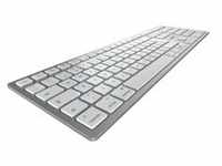 KW 9100 SLIM FOR MAC, Tastatur - silber/weiß, DE-Layout, SX-Scherentechnologie
