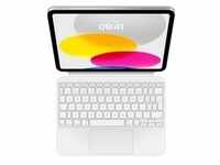 Magic Keyboard Folio für iPad (10. Generation), Tastatur - weiß, UK-Layout,