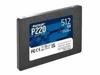 P220 512 GB, SSD - schwarz, SATA III 6 Gb/s, 2,5"