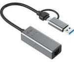 USB-C Metal 2.5Gbps Ethernet Adapter, LAN-Adapter