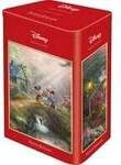 Thomas Kinkade Studios: Mickey & Minnie in der Nostalgie Metalldose, Puzzle